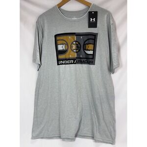 Under Armour Shirt Men's XL UA NBA Grey Graphic T-shirt NWT